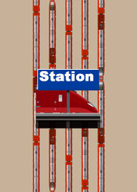 European train station