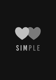 SIMPLE HEART 3 (L)  - BKixWH 002