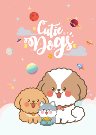 Dog Baby Galaxy Pink