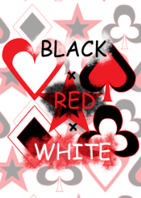 BLACK RED WHITE