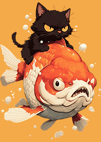 金魚ライダー黒猫！