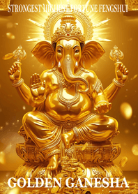 Financial fortune Golden Ganesha 8