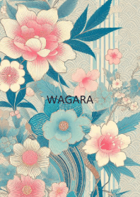 WAGARA BLUE-Japanese style pattern 46