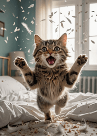 Cats run wild #HaEGaW011.