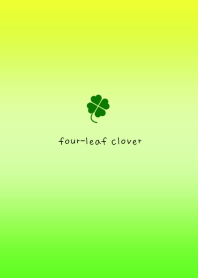 Happy four-leaf clover