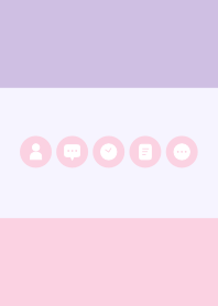 シンプル（ピンク パープル）V.7