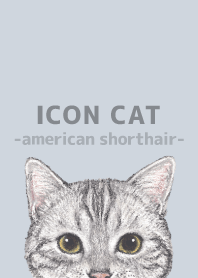 ICON CAT-American Shorthair-PASTEL BL/05