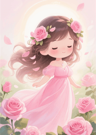 Goddess of the Pink Rose