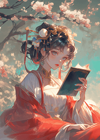在梅花樹下看書の王妃❤