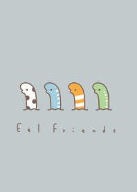 Eel Friends (col)/mint gray