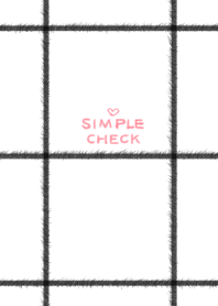 simple check black line