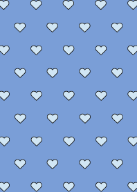 Mini Heart Dots (Blue&Light Blue)