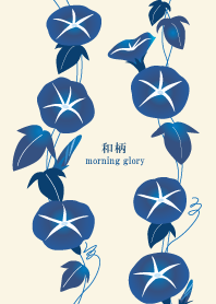 青の朝顔