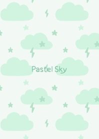 Pastel Sky - Spa Green