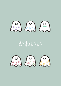 cute ghost(light mint)