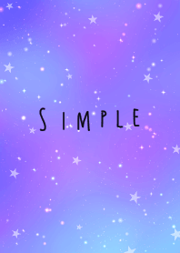 Sparkling space and star pattern.