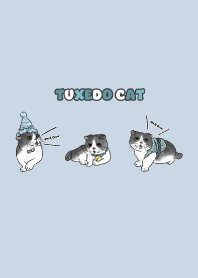 tuxedocat3 - baby blue