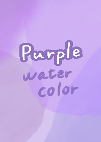 Watercolor cute purple (simple)
