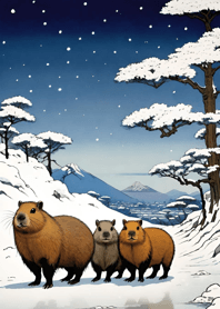 Ukiyo-e - Capybara cD8D73