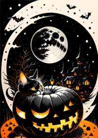 浮世絵万聖節猫 291Cb2