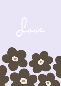 in bloom, flower br - light purple