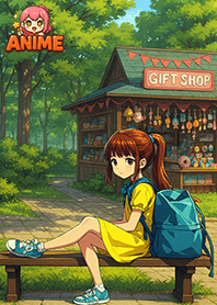Anime : Little Girl and the Gift Shop