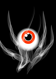 Red eye and smoke hand