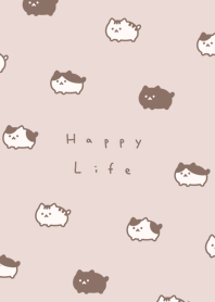胖胖貓 / pink beige