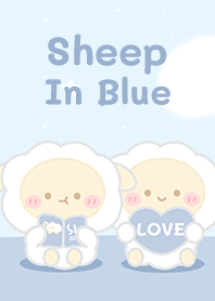 Sheep in blue!
