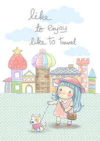 Anna like to travel.