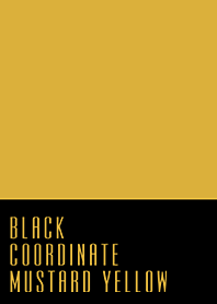 BLACK COORDINATE*MUSTARD YELLOW