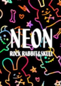 Rock rabbit and skull / NEON!