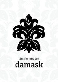 シンプルモダン（ダマスク）