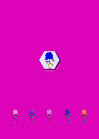 simple * flower * Purple *