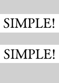 SIMPLE!SIMPLE!-GRAY-BEIGEj