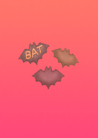 Orange bat cookie