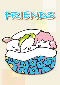 リボンを付けたワンちゃん（FRIENDS）