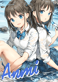 Anmi Seaside twins from Japan
