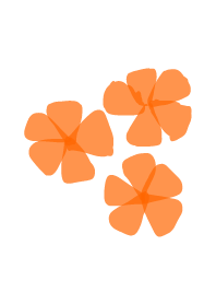 Lovely Poppy Orange Green Summer Flower