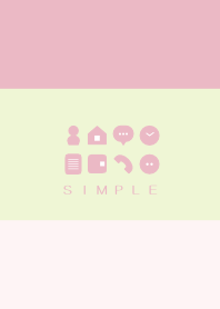 シンプル（pink green)V.475