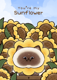 You're my Sunflower - Chubby Cat