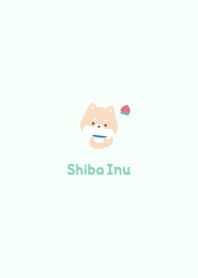 Shiba Inu3 Peach [Green]