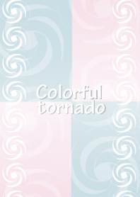 Colorful tornado