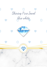 Shining Pure Jewel blue white