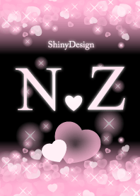N&Z イニシャル 運気UP!ピンクハート