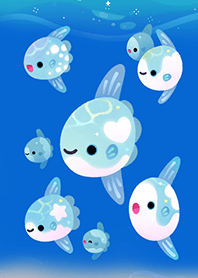 Sunfish and puffer