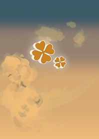 Orange : Sky and clover