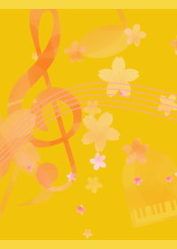 the sound of spring on yellow