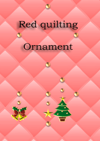 Red quilting(Ornament)