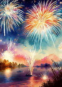 Beautiful Fireworks Theme#57